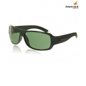 Fastrack P089GR3 10AF Black/Green Sheet Sunglasses