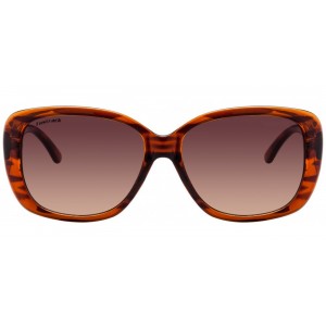 Fastrack P253BR1F Brown Sheet Sunglasses